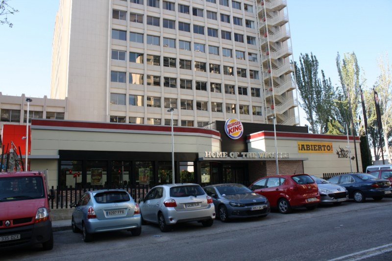 Edificio modular Burger King Madrid